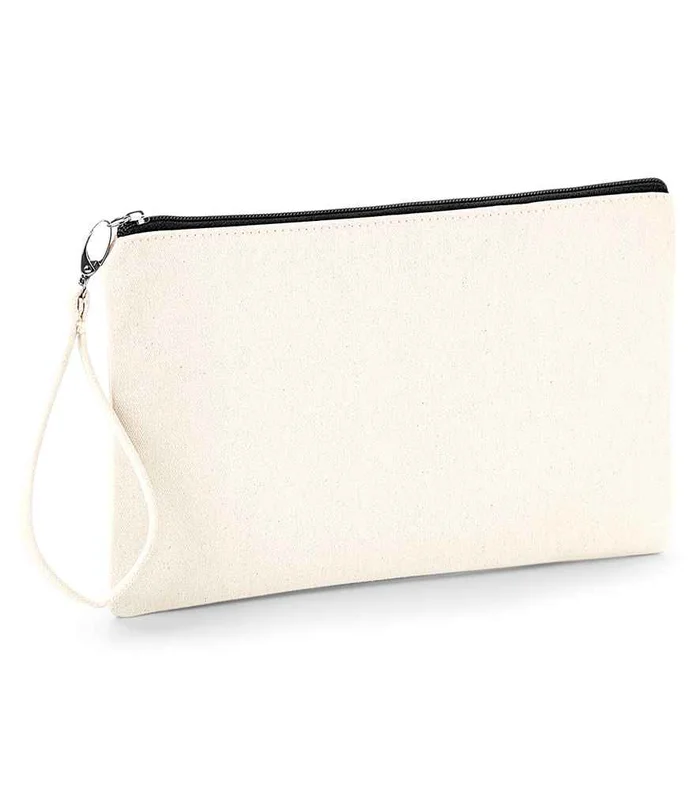 Westford Mill Westford Mill Canvas Wristlet Pouch in NT/BK