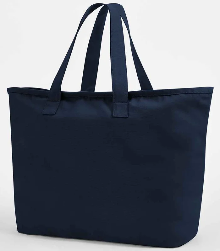 Westford Mill Westford Mill Oversized Heavy Duty Canvas Tote Bag in Navy