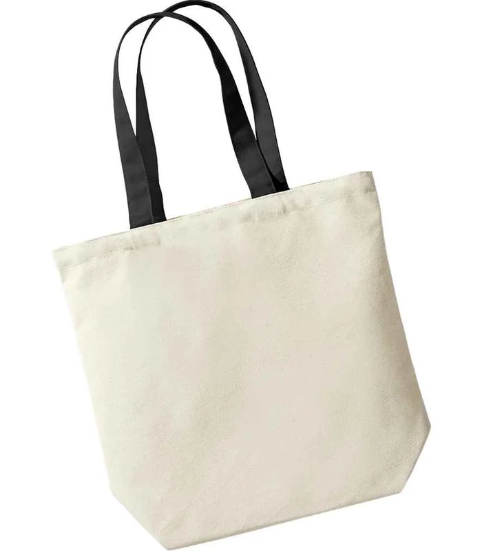 Westford Mill Westford Mill Fairtrade Cotton Camden Shopper in NT/BK