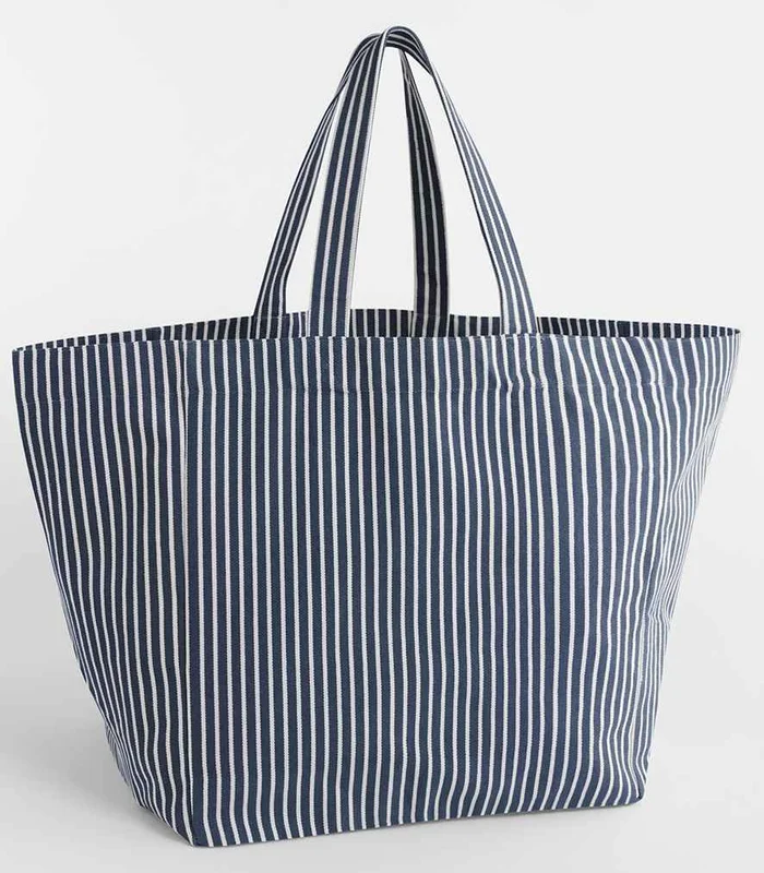 Westford Mill Westford Mill Oversized Beach Bag in Navy Stripe