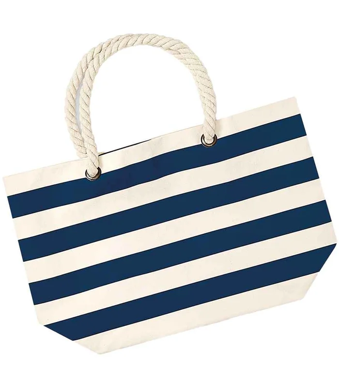 Westford Mill Westford Mill Nautical Beach Bag in NT/NV