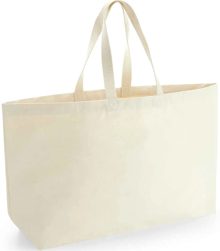 Westford Mill Westford Mill Oversized Canvas Tote Bag in NAT