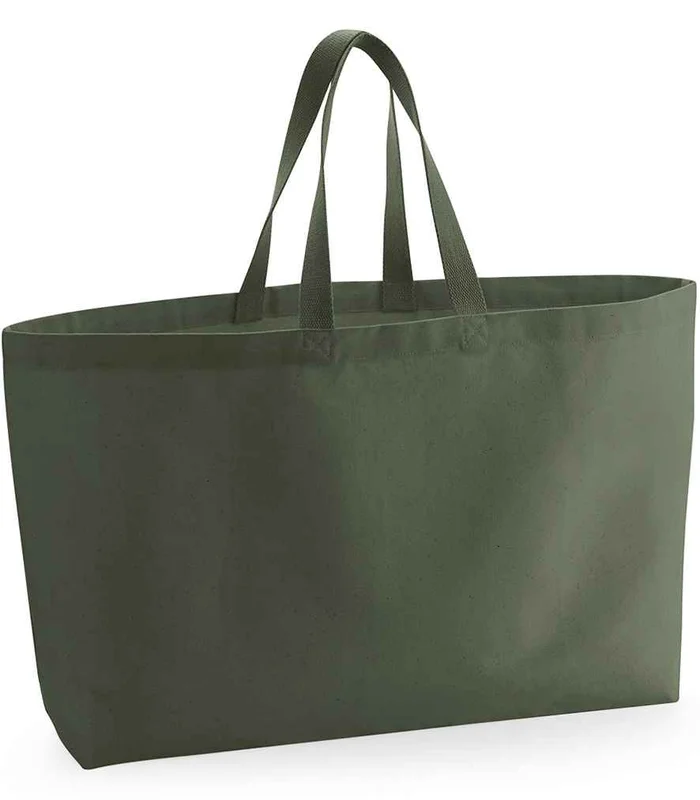 Westford Mill Westford Mill Oversized Canvas Tote Bag in OLI