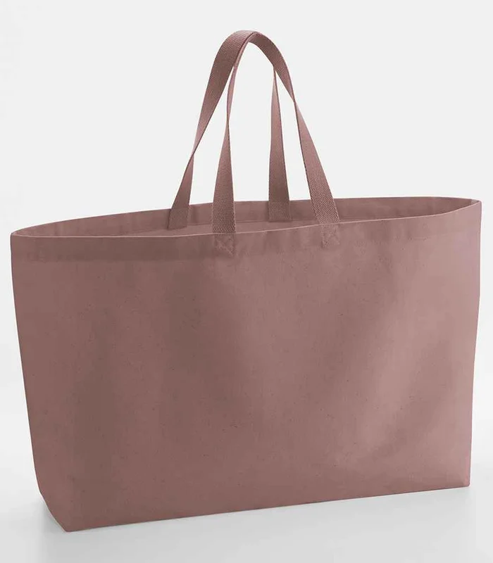 Westford Mill Westford Mill Oversized Canvas Tote Bag in Rose