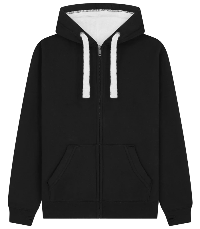 Cotton Ridge Comet Ultra Premium Zip Hoodie in Dusty Black