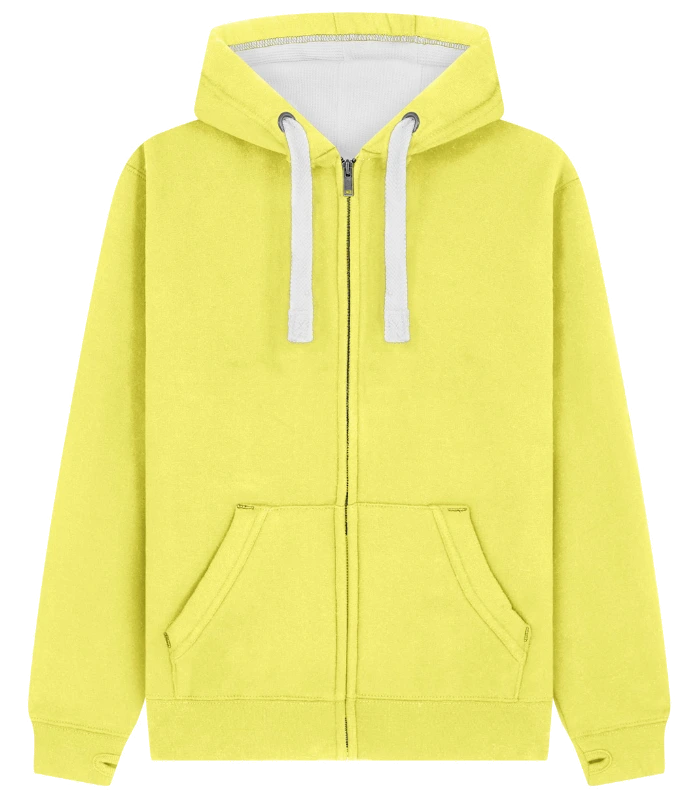 Cotton Ridge Comet Ultra Premium Zip Hoodie in Black Melange