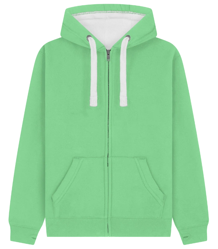 Cotton Ridge Comet Ultra Premium Zip Hoodie in Peapod