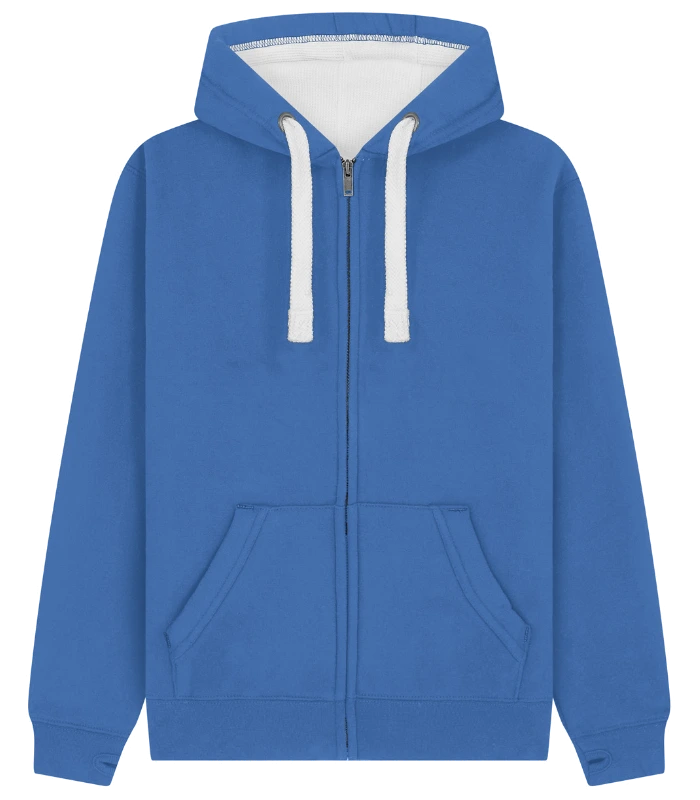 Cotton Ridge Comet Ultra Premium Zip Hoodie in Vintage Royal
