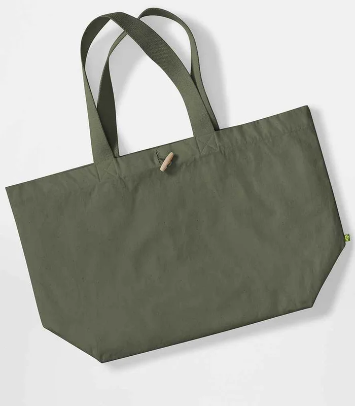Westford Mill Westford Mill EarthAware® Organic Marina Tote XL Bag in Olive Green