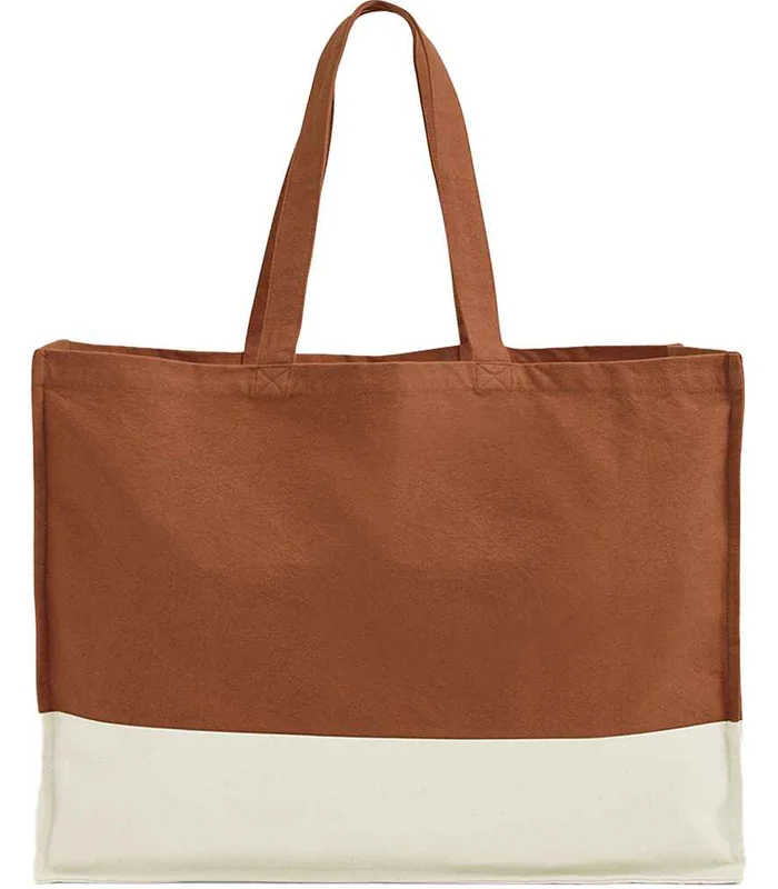 Westford Mill Westford Mill EarthAware® Organic Contrast Shopper in PMK/NT