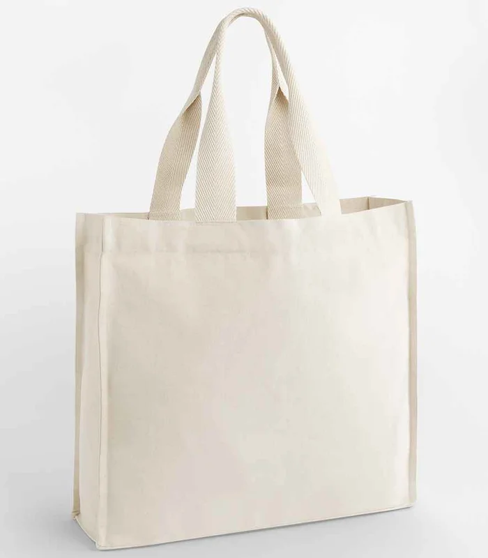 Westford Mill Westford Mill Chevron Handle Shopper in Natural