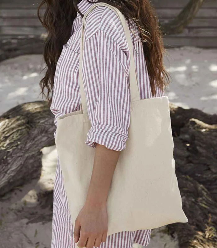 Westford Mill Westford Mill Revive Recycled Tote Bag in NAT