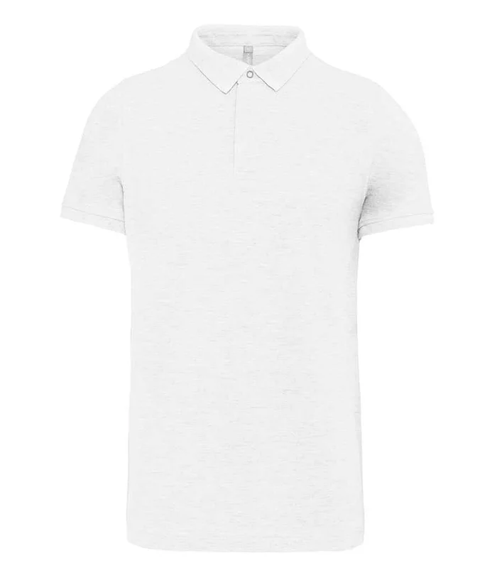 WK Designed To Work WK Designed to Work Stud Piqué Polo Shirt in White