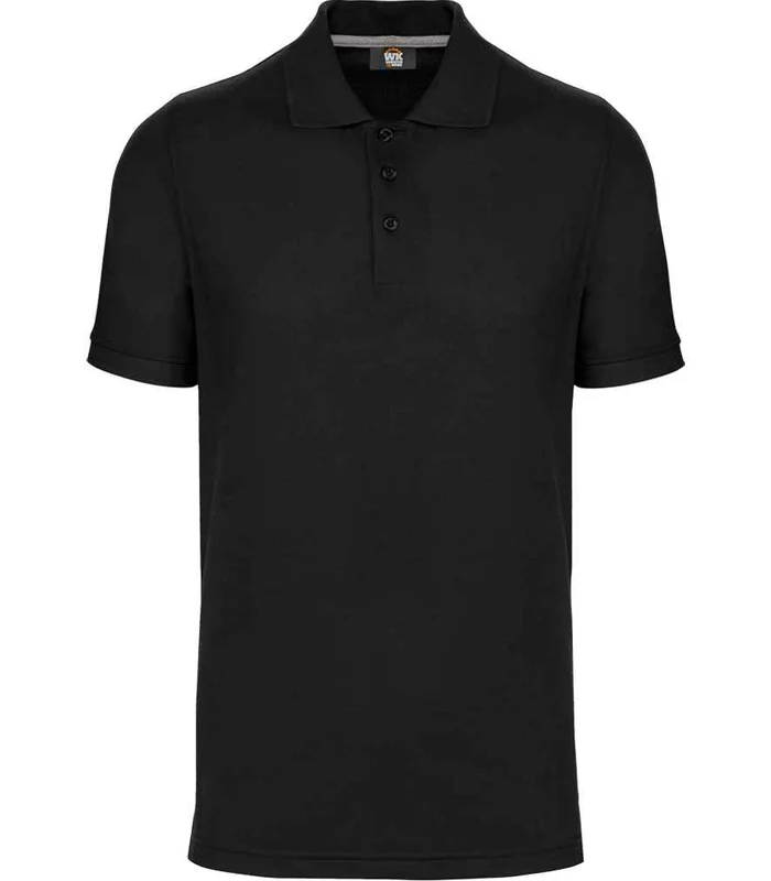 WK Designed To Work WK Designed to Work Anti-Bacterial Piqué Polo Shirt in Navy