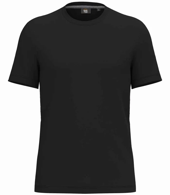 WK Designed To Work WK Designed to Work Anti-Bacterial Short Sleeve T-Shirt in Oxford Grey