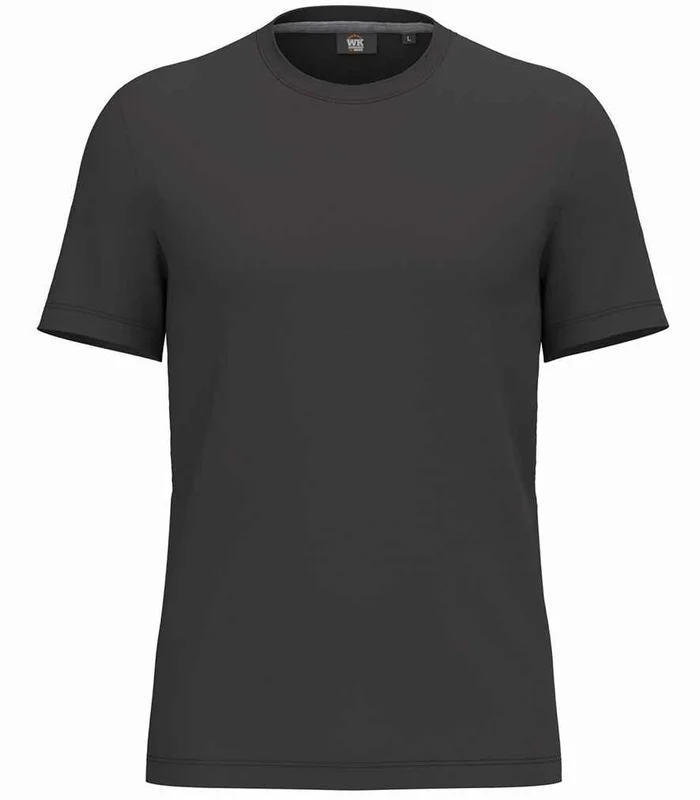 WK Designed To Work WK Designed to Work Anti-Bacterial Short Sleeve T-Shirt in Dark Grey