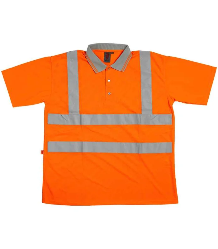 Warrior Warrior Hi-Vis Polo Shirt in FLO