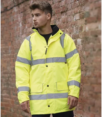 Warrior Warrior Hi-Vis Traffic Jacket in FLY