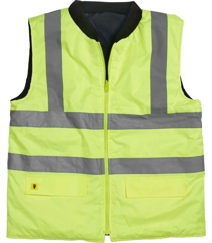 Warrior Warrior Hi-Vis Reversible Bodywarmer in FLY