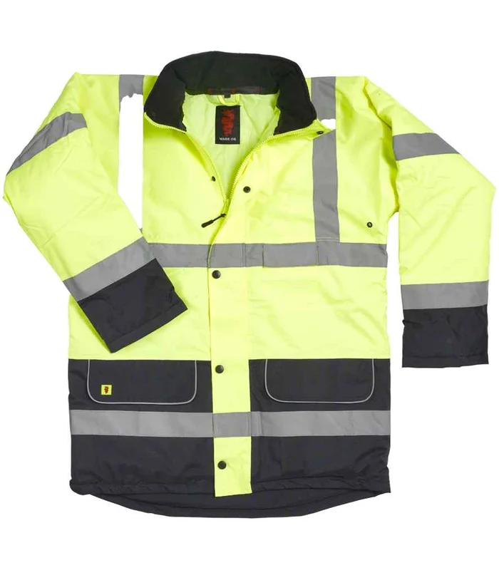 Warrior Warrior Hi-Vis Contrast Traffic Jacket in FLY