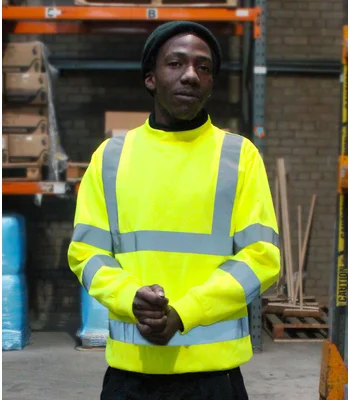 Warrior Warrior Hi-Vis Sweatshirt in FLO
