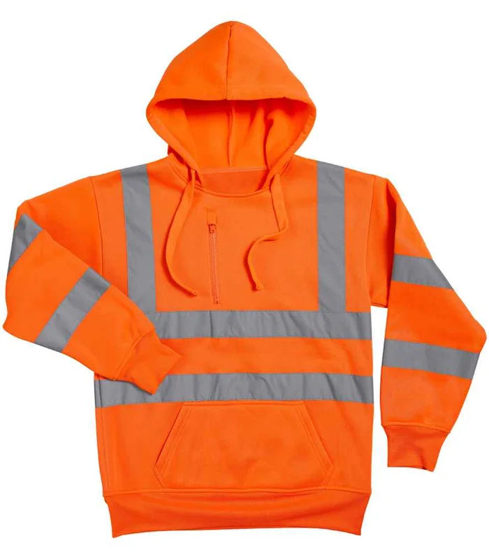 Warrior Warrior Hi-Vis Pull On Hoodie in FLO