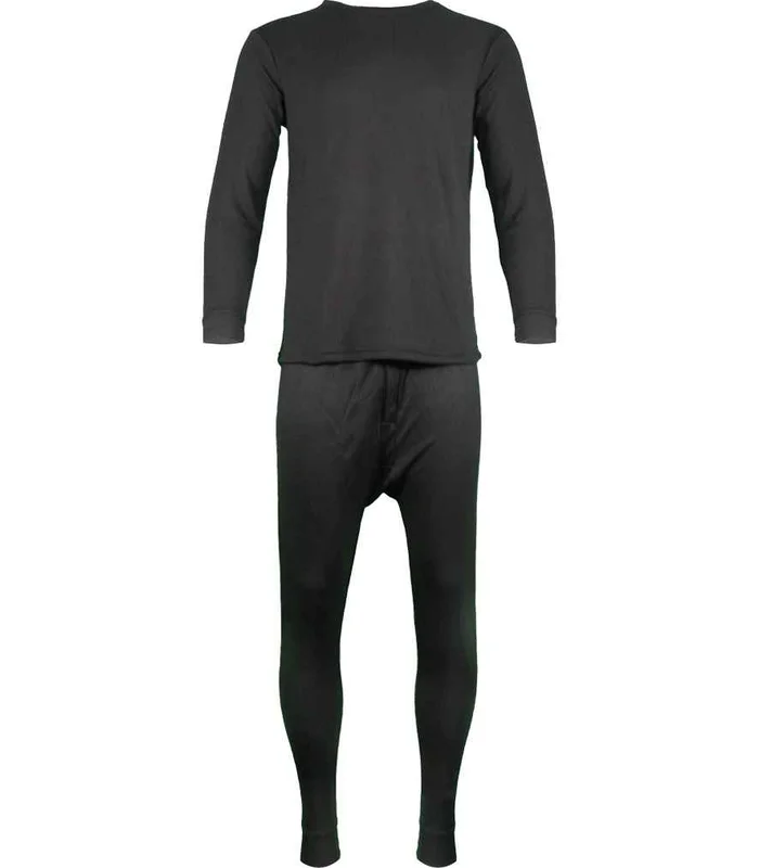Warrior Warrior Thermal Long Sleeve T-Shirt in BLK