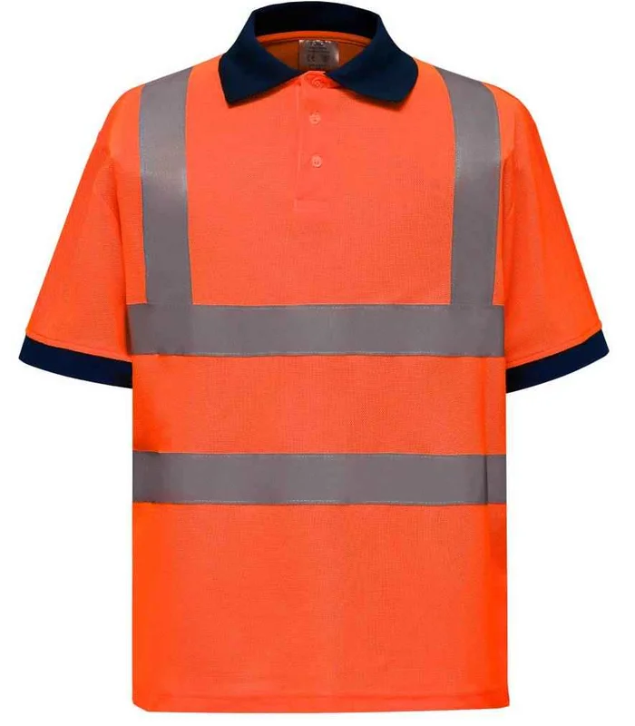 YOKO Yoko Hi-Vis Polo Shirt in ORA