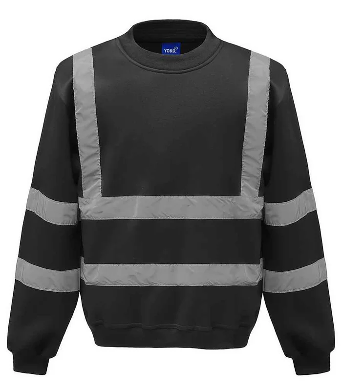 YOKO Yoko Hi-Vis Sweatshirt in BLK