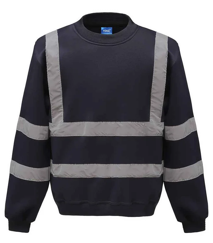 YOKO Yoko Hi-Vis Sweatshirt in NAV