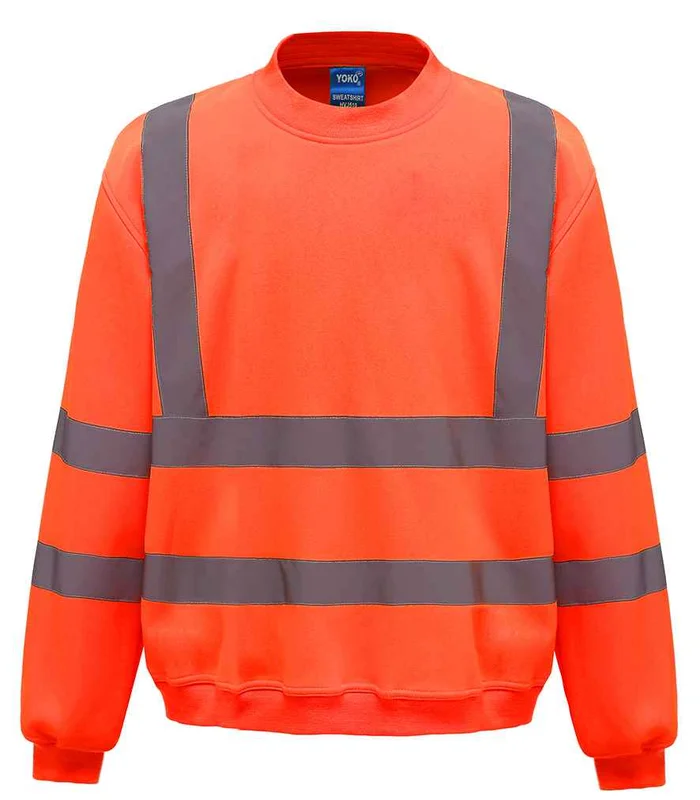 YOKO Yoko Hi-Vis Sweatshirt in ORA