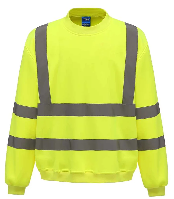 YOKO Yoko Hi-Vis Sweatshirt in YEL