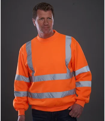 YOKO Yoko Hi-Vis Sweatshirt in ORA