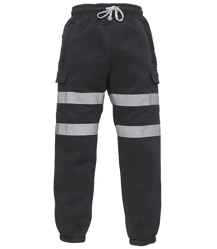 YOKO Yoko Hi-Vis Jog Pants in BLK
