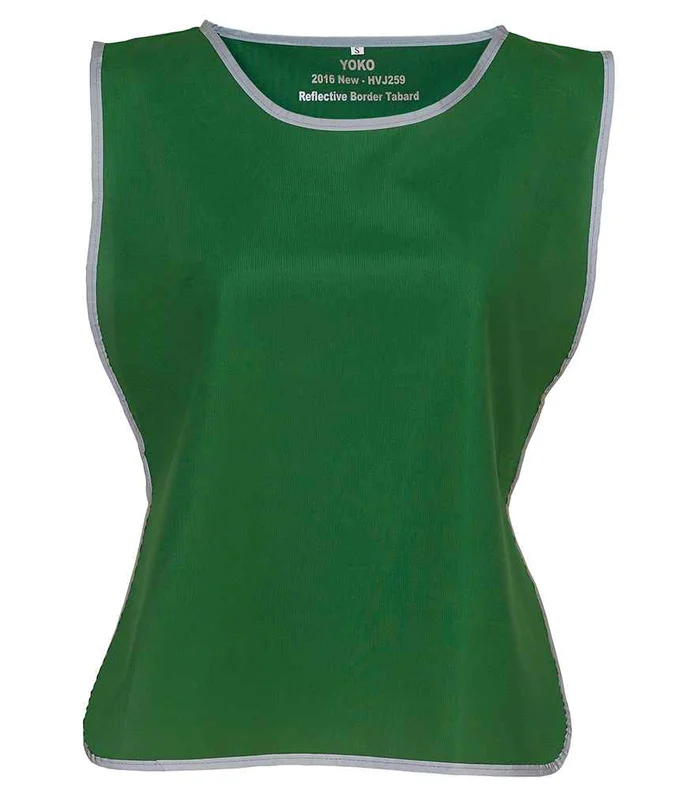 YOKO Yoko Hi-Vis Reflective Border Tabard in PCG