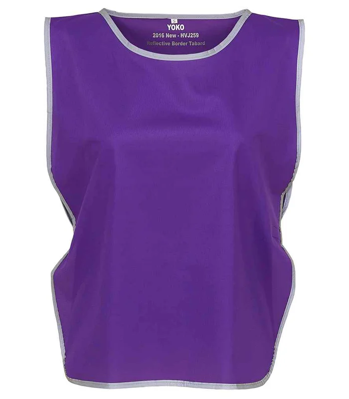 YOKO Yoko Hi-Vis Reflective Border Tabard in PUR