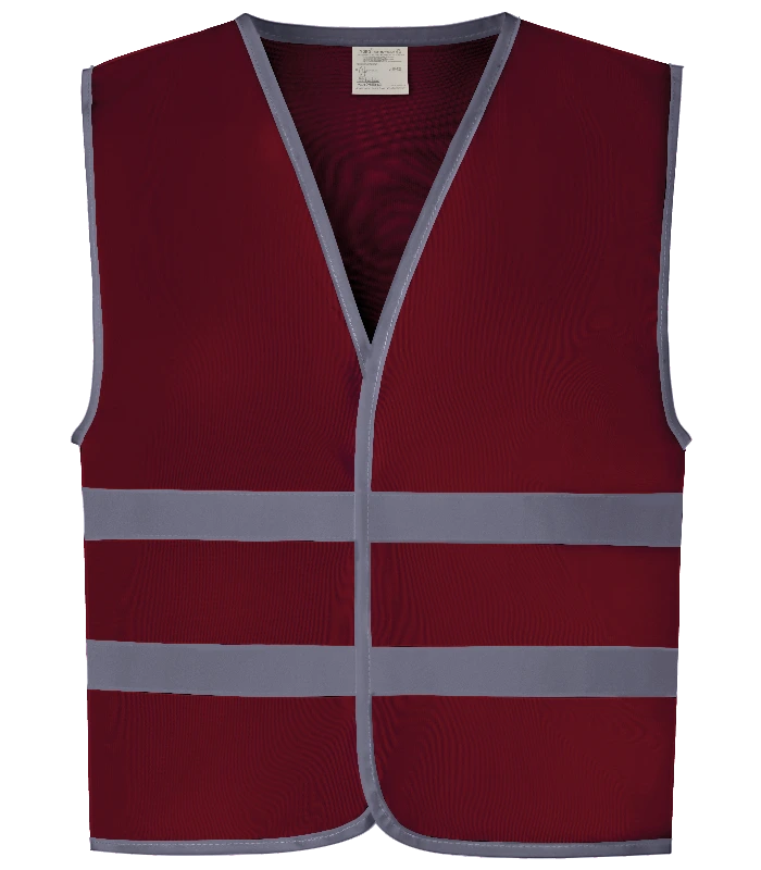 YOKO Yoko Hi-Vis Two Band and Braces Waistcoat in MAR
