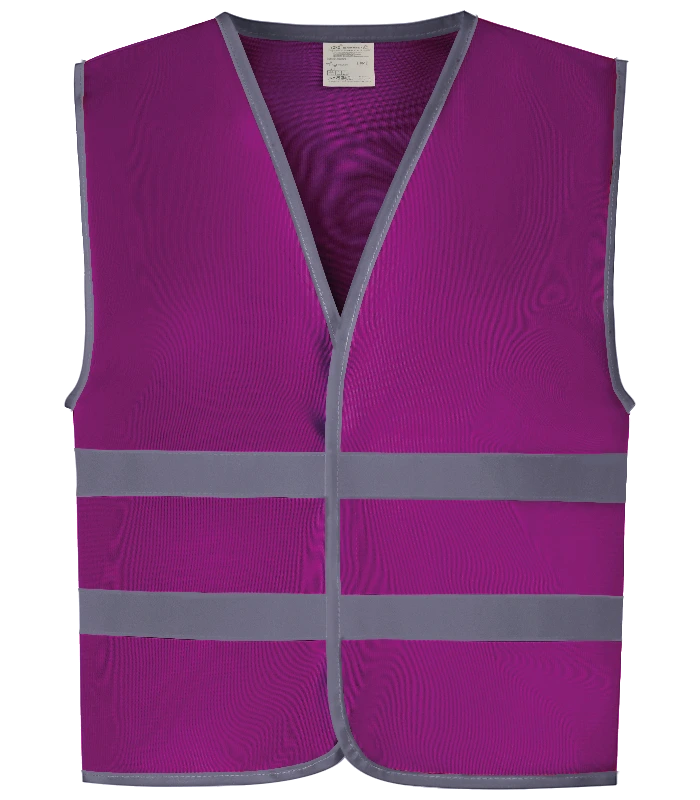 YOKO Yoko Hi-Vis Two Band and Braces Waistcoat in RAS
