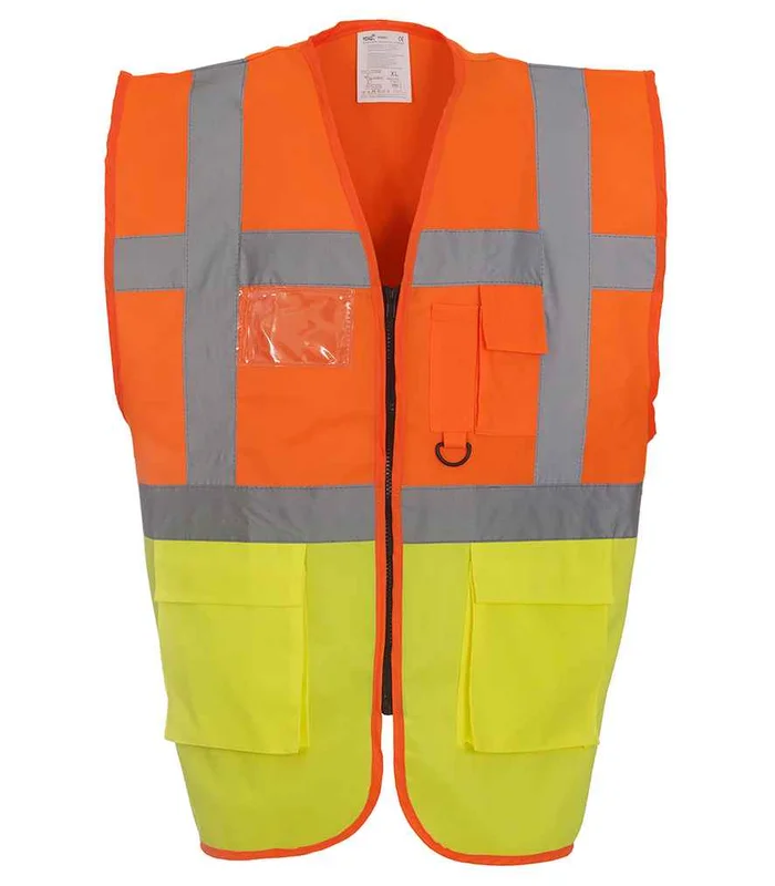 YOKO Yoko Executive Waistcoat in OR/YL
