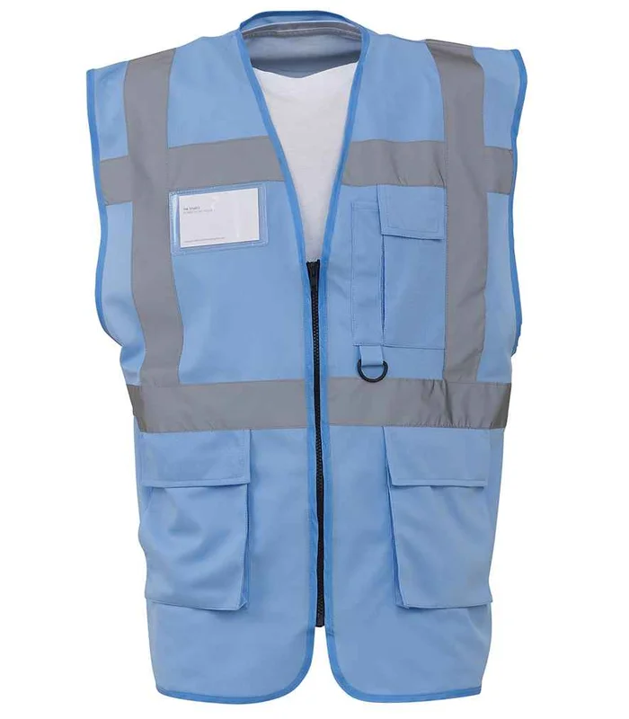 YOKO Yoko Executive Waistcoat in SKY