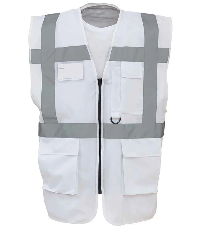 YOKO Yoko Executive Waistcoat in WHI