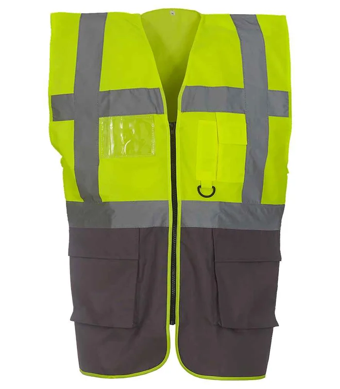 YOKO Yoko Executive Waistcoat in YL/GY