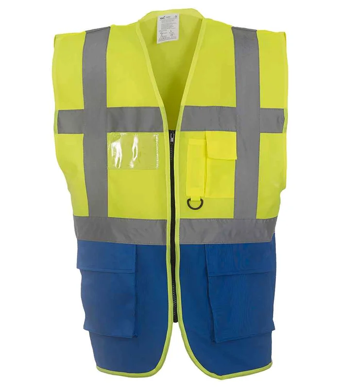 YOKO Yoko Executive Waistcoat in YL/RY