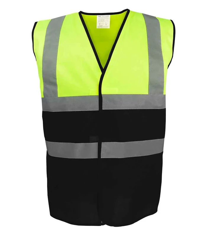 YOKO Yoko Two Tone Waistcoat in YL/BK