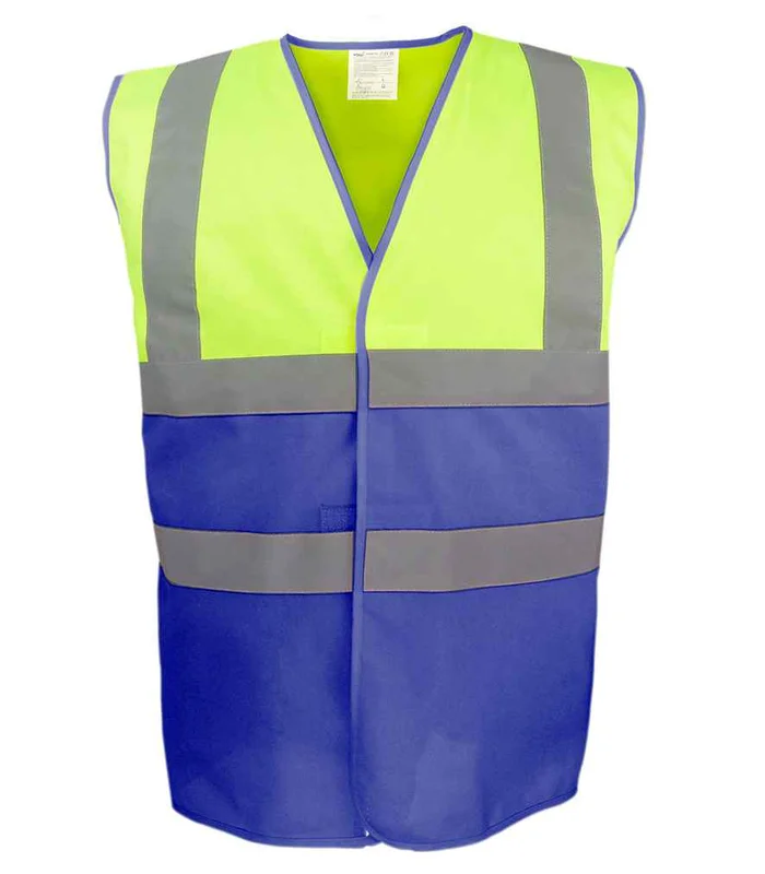 YOKO Yoko Two Tone Waistcoat in YL/RY