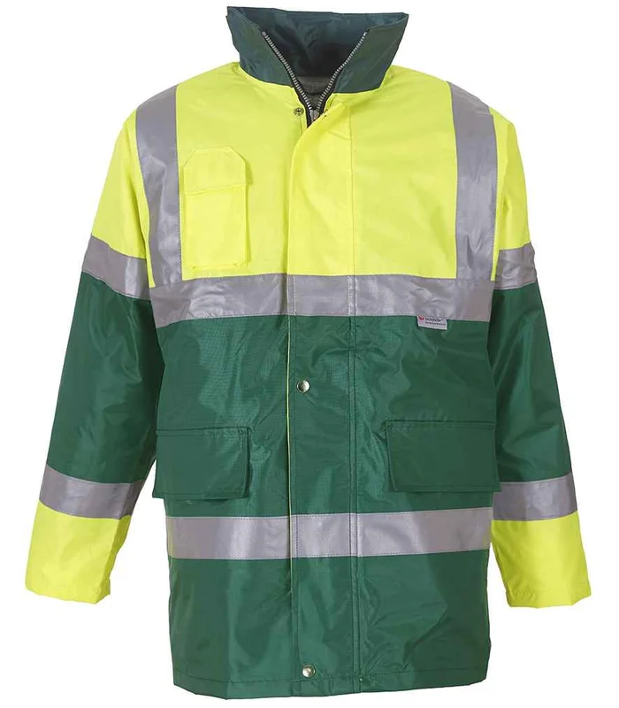 YOKO Yoko Hi-Vis Contrast Jacket in Y/PCG
