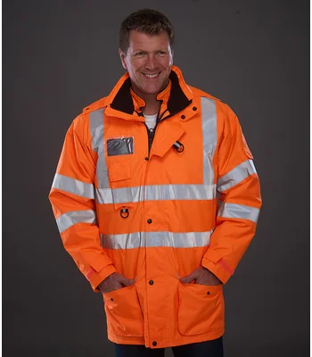 YOKO Yoko Hi-Vis Multi-Function 7-in-1 Jacket in ORA