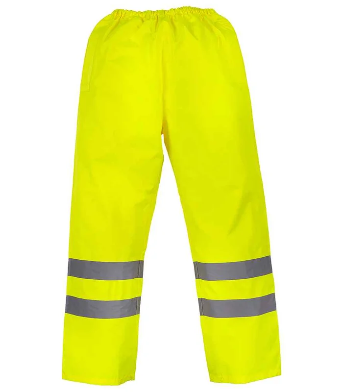 YOKO Yoko Hi-Vis Waterproof Overtrousers in YEL