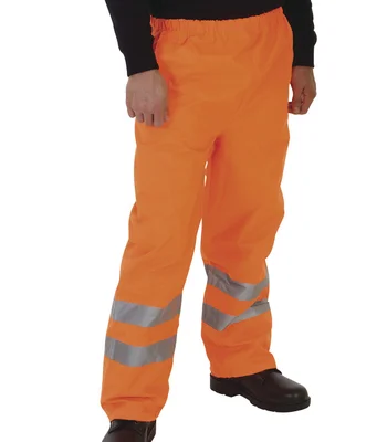 YOKO Yoko Hi-Vis Waterproof GO/RT Overtrousers in ORA