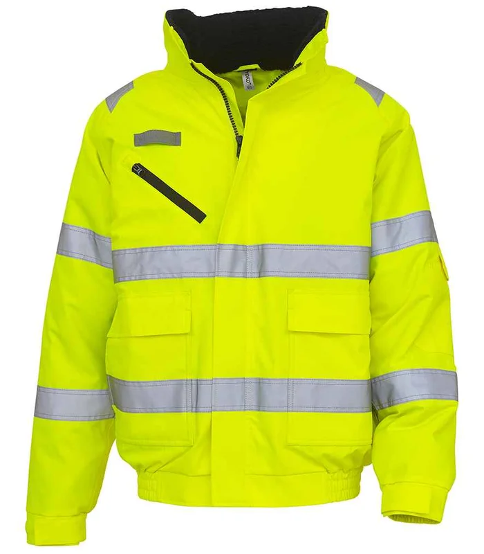 YOKO Yoko Fontaine Flight Jacket in YEL